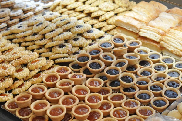 Bollería Galletas Comida Dulce Panadería —  Fotos de Stock