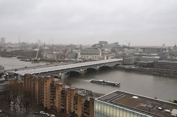 Panoramik River Thames Londra Ngiltere — Stok fotoğraf