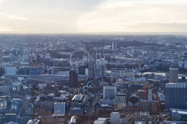 Londra Şehrinin Hava Manzarası Ngiltere — Stok fotoğraf