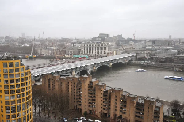 Panoramik River Thames Londra Ngiltere — Stok fotoğraf