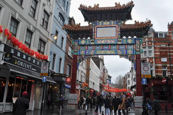 Lanterna chinesa em Londres — Fotografia de Stock