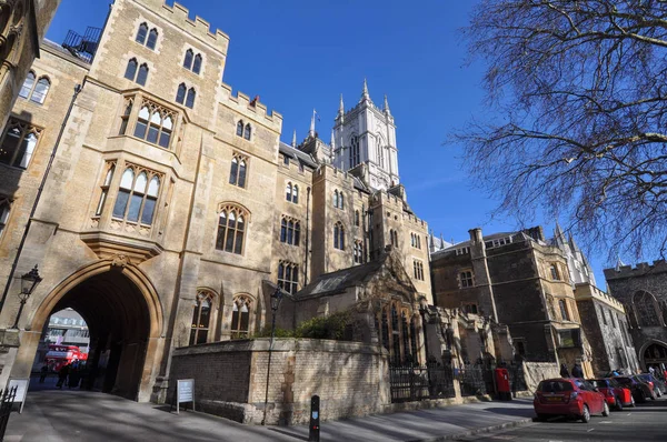 Yaklaşık Şubat 2018 Londra Ngiltere Dekan Yard Westminster Abbey Anglikan — Stok fotoğraf