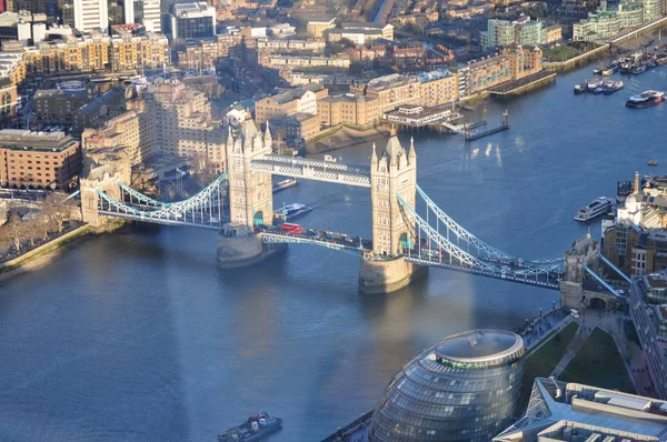 Londra Şehrinin Hava Manzarası Ngiltere — Stok fotoğraf