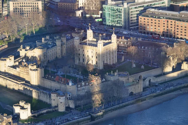 Londra Şehrinin Hava Manzarası Ngiltere — Stok fotoğraf