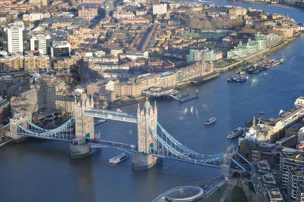 Londra Şehrinin Hava Manzarası Ngiltere — Stok fotoğraf