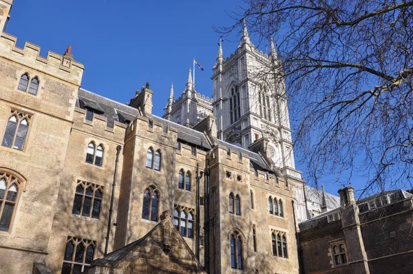 Dekan Yard Westminster Abbey Anglikan Kilisesi Londra Ngiltere — Stok fotoğraf