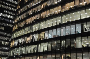 Londra şehir içinde gökdelenler