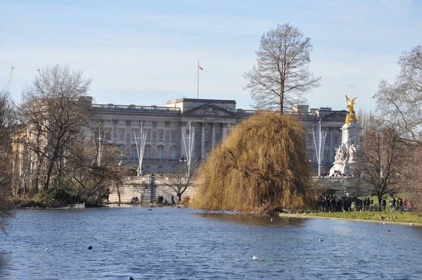 Londýn Velká Británie Cca Února 2018 Buckinghamský Palác Královský Palác — Stock fotografie