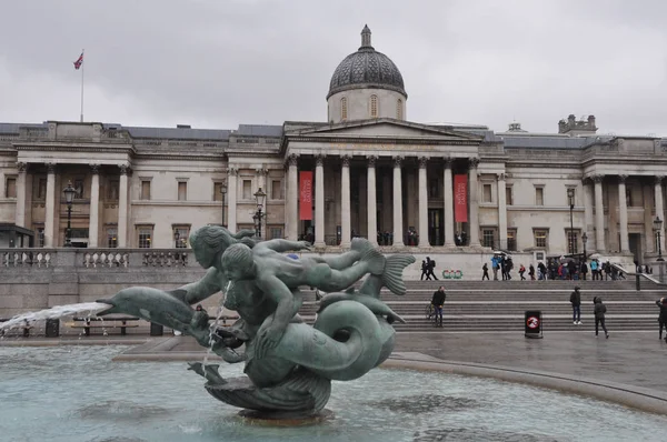 London Großbritannien Februar 2018 Trafalgar Square — Stockfoto