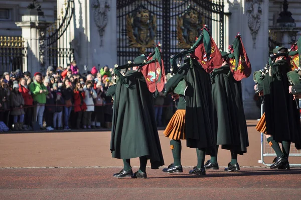 London Circa February 2018 Changing Guard Buckingham Palace Royal Palace — Stock Photo, Image