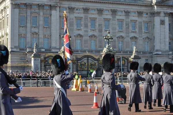 London Circa February 2018 Changing Guard Buckingham Palace Royal Palace — Stock Photo, Image