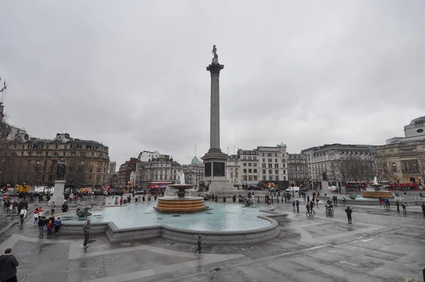London Storbritannien Circa Februari 2018 Trafalgar Square — Stockfoto