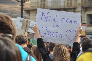 TÜRİN, İTALYA - CRCA EPTESİ 2019: gelecek mitingi için Cuma