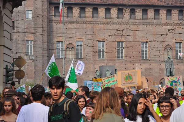 Turin Italy Circa September 2019 Fridays Future Rally — стокове фото