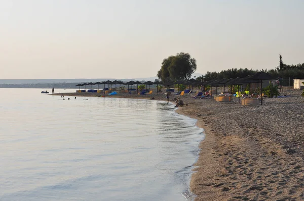 Chalkidiki Greece Circa August 2019 View Beach — Stock Photo, Image