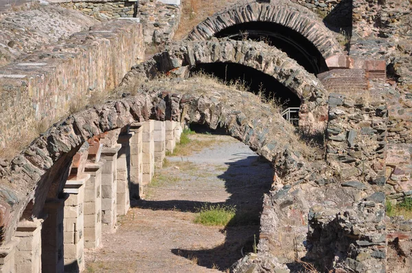 Стародавній Римський Форум Салоніках Греція — стокове фото