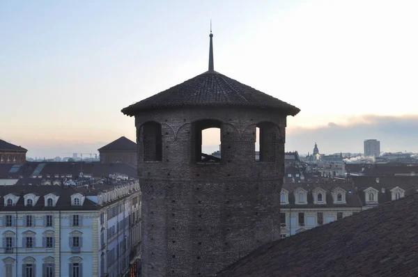 Flygfoto Över Staden Turin Italien — Stockfoto