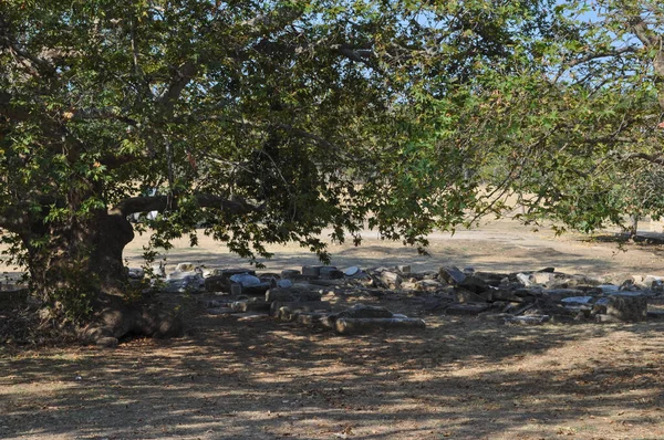 Ruins Ancient City Olynthus Chalkidiki Greece — Stock Photo, Image