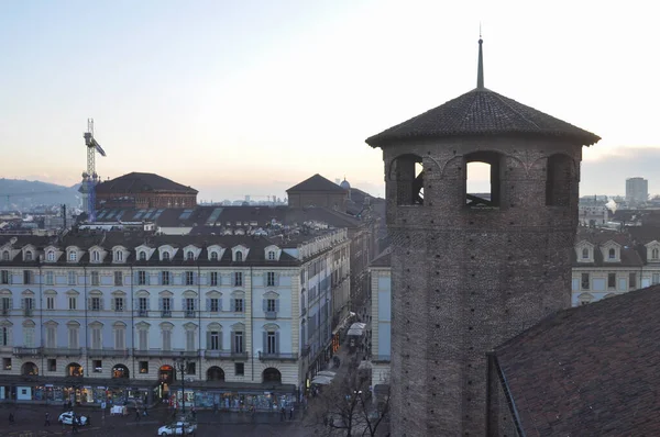 Turin Italy Circa December 2019 Повітряний Вид Міста — стокове фото