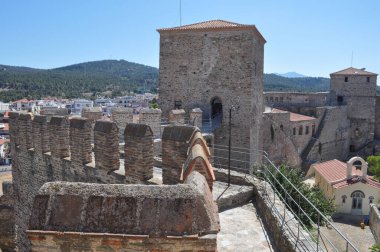 Yunanistan 'ın Selanik kentindeki Heptapyrgion 7 Kule Bizans sehpası