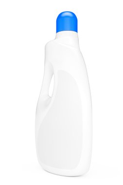 Plastik deterjan konteyner şişe. 3D render