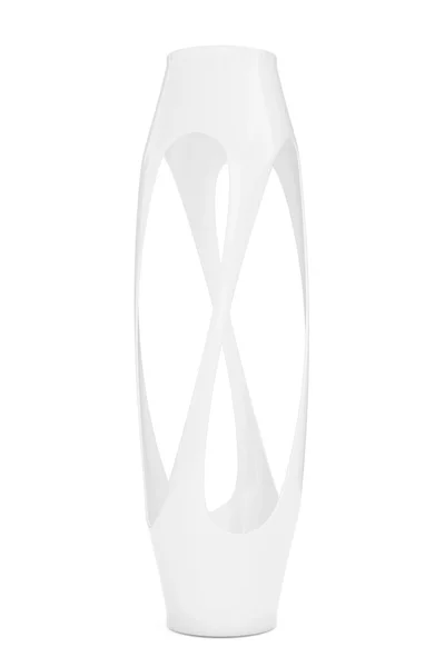 Wite soyut seramik vazo. 3D render — Stok fotoğraf