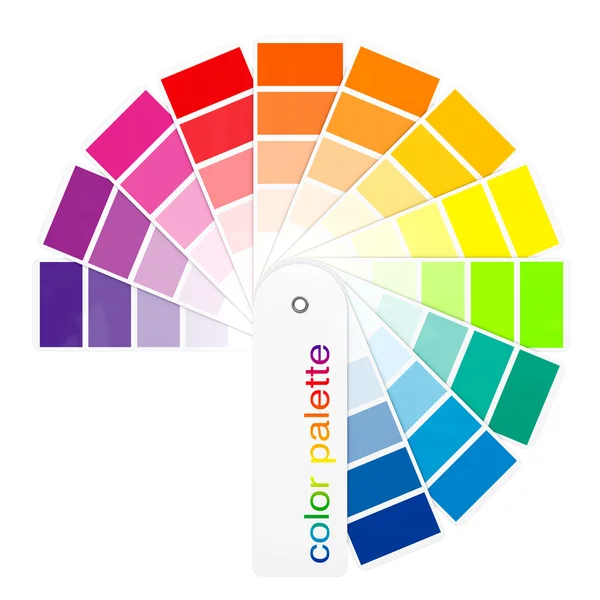 Color Palette Guide. 3d Rendering — Stock Photo, Image