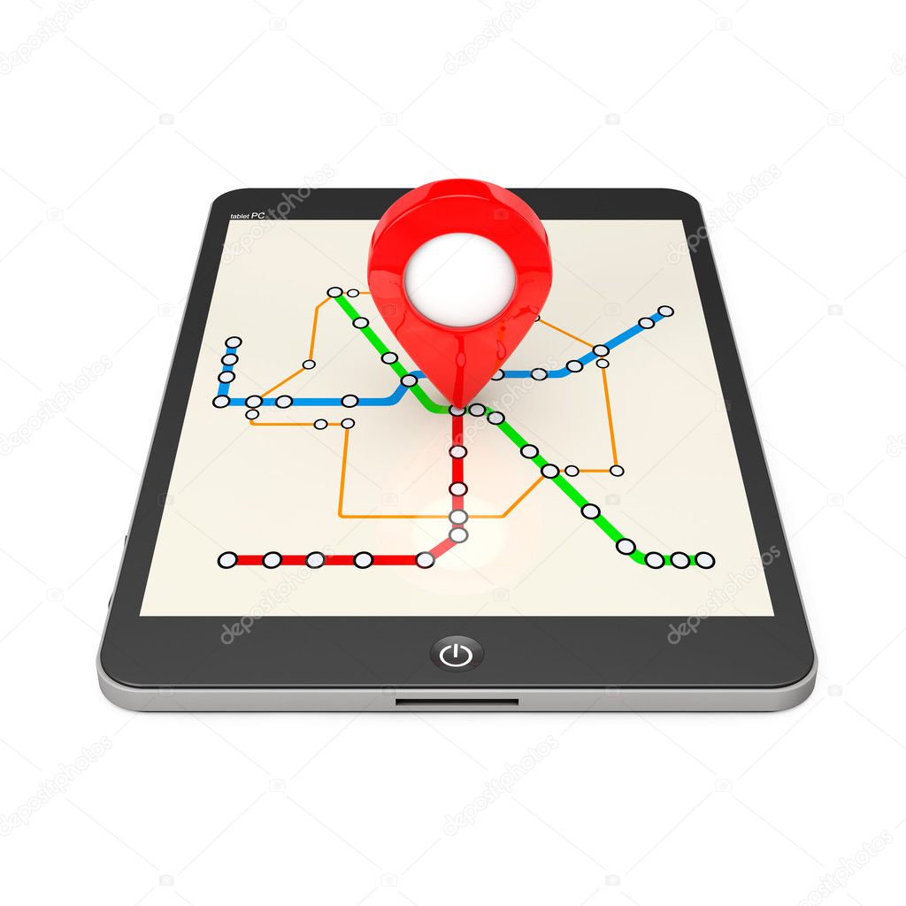 Navigation via Tablet PC. Location Pointer on Tablet PC with Abs