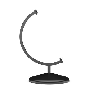 Kara toprağı dünya Stand. 3D render