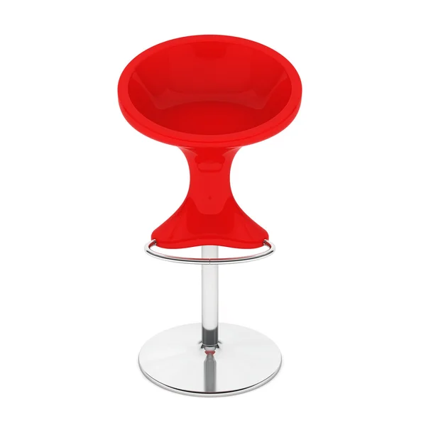 Modern Red Bar Chair. 3d Rendering — Stock Photo, Image