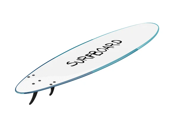 Nowoczesnej deski surfingowej z płetw. renderowania 3D — Zdjęcie stockowe