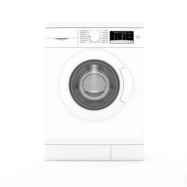 Moderne wasmachine. 3D-rendering — Stockfoto