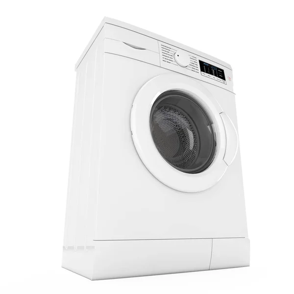 Moderna tvättmaskin. 3D-rendering — Stockfoto