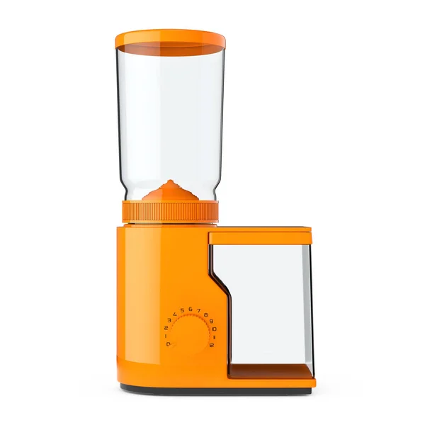 Oranje koffiemolen. 3D-rendering — Stockfoto