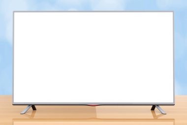 Düz liderliğindeki modern veya Lcd Tv. 3d render
