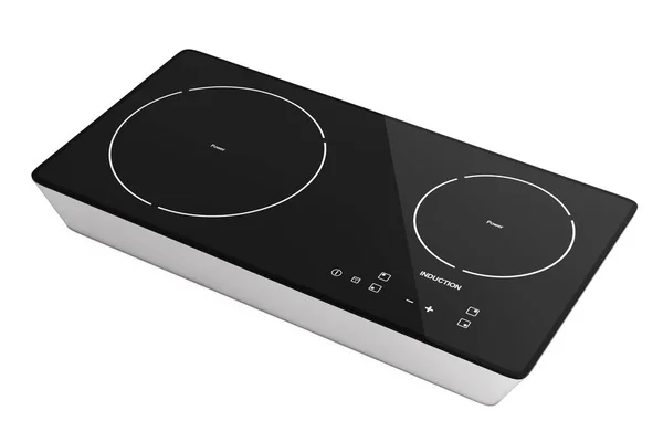 Mobile portatile induzione Cooktop Stufa. 3d Rendering — Foto Stock