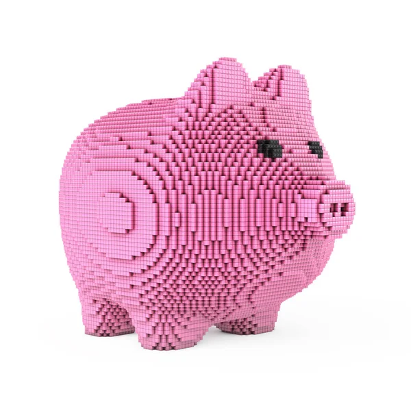 Свинья-банк в стиле Pixar Art. 3D-рендеринг — стоковое фото