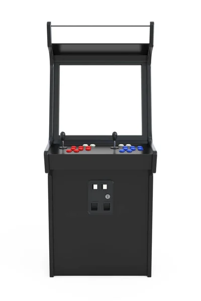 Spelmaskin Arcade med Blank skärm för din Design. 3D rämna — Stockfoto