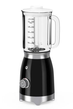 Mutfak aletleri konsepti. Modern elektrikli Blender. 3D render