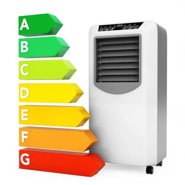 Enerji verimliliği değerlendirme çizelgesi yakınındaki modern cep kremi. 3