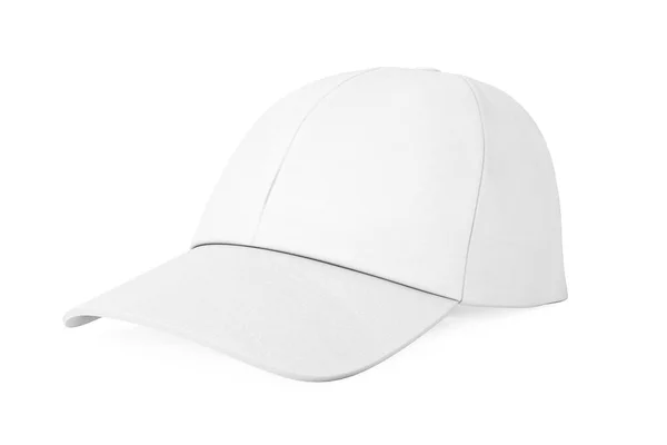 Witte Fashion baseballcap. 3D-rendering — Stockfoto