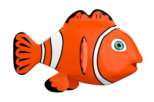 Cartoon Röda havet clownfisk. 3D-rendering — Stockfoto