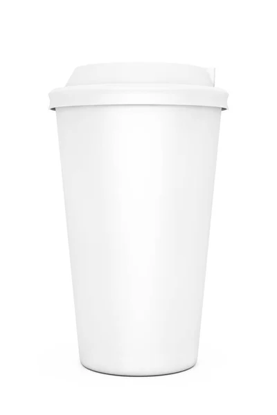 종이 커피 컵. 3 차원 렌더링 — 스톡 사진