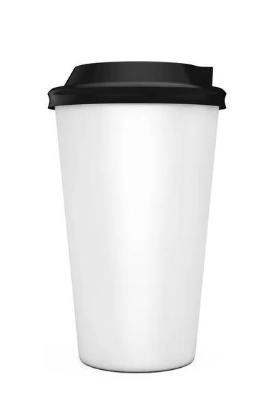 Papel taza de café. Renderizado 3d — Foto de Stock