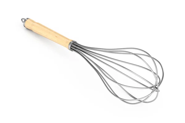 Kitchen Wire Whisk Eggs Beater. 3d Rendering — Stock Photo, Image