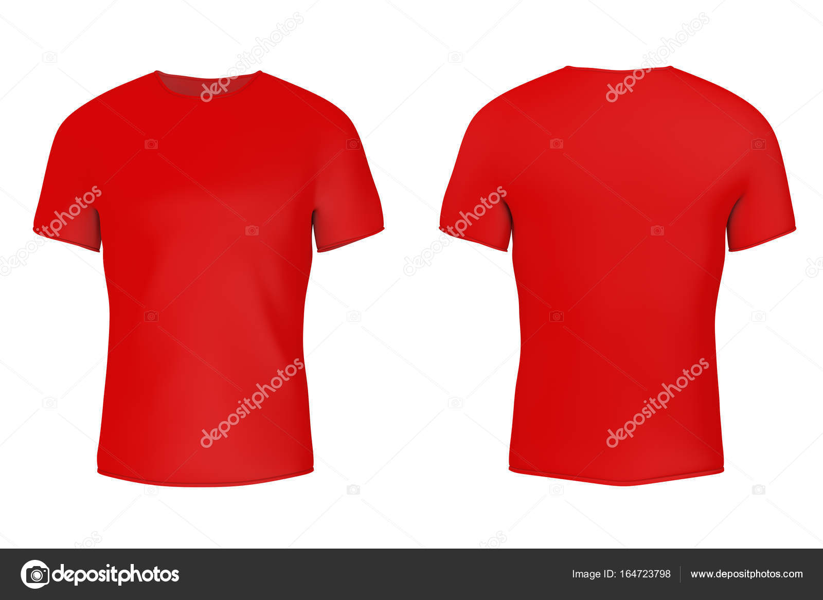 blank red shirt