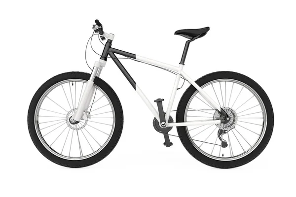 Bicicleta de montaña en blanco y negro. Renderizado 3d —  Fotos de Stock