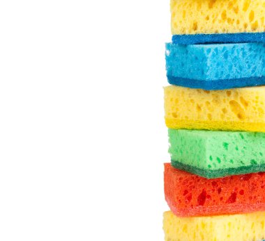 Yığın boş Spac ile temizliği ev temizlik sünger