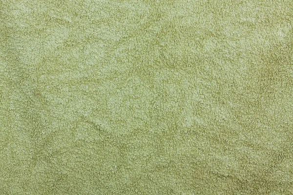 Olivově zelená koupelna ručník textilní pozadí textury pro Design — Stock fotografie