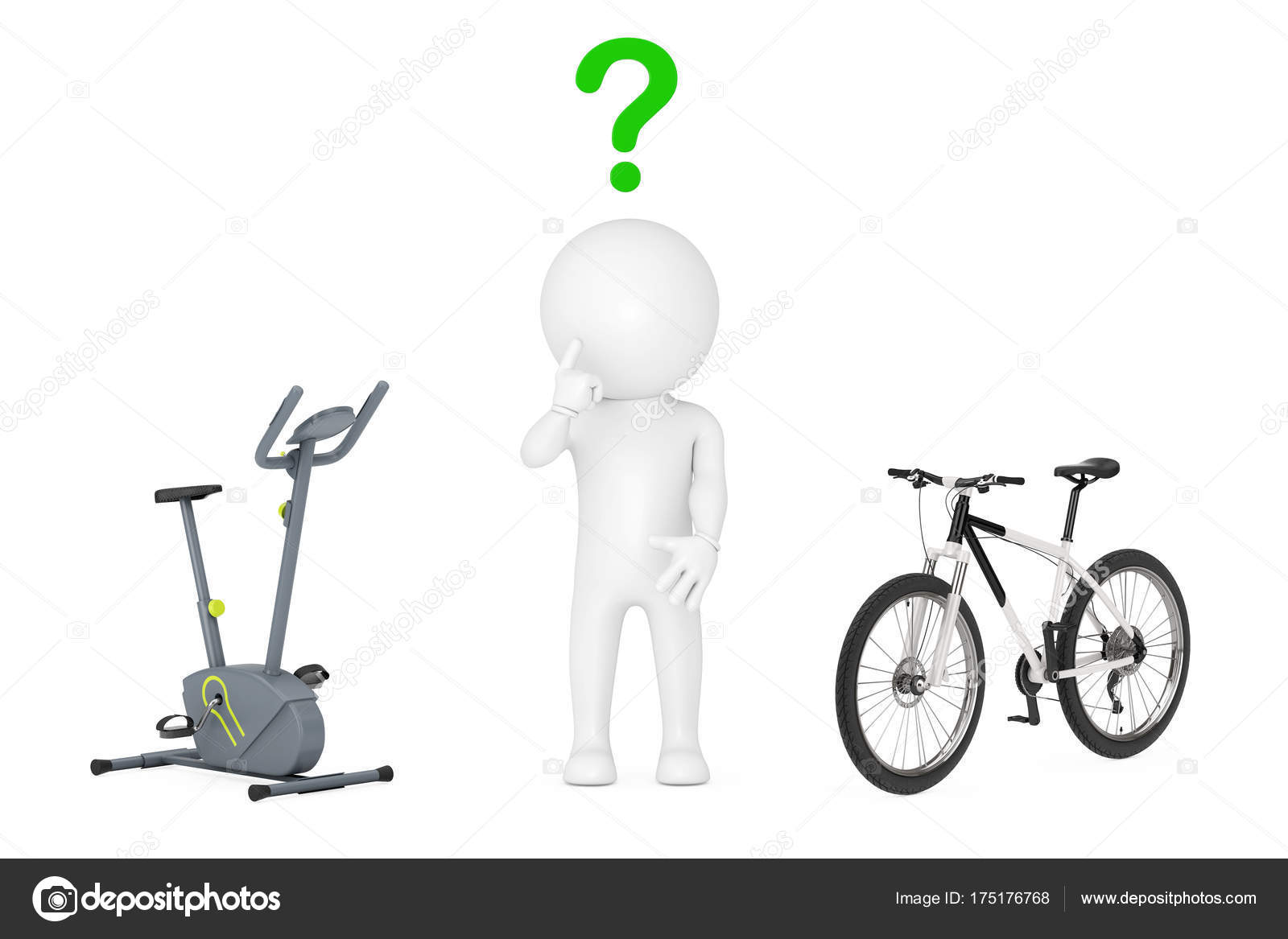 stationary mountain bike